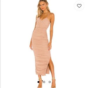 Elliatt X Revolve Pippa Dress XS in Nude